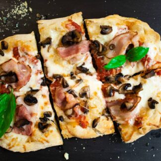 Пицца римская Бекон грибы