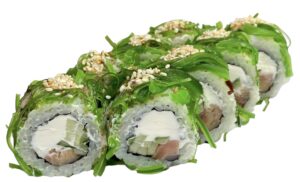 Ролл Чука с подкопченым лососем