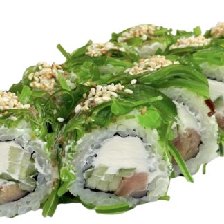 Ролл Чука с подкопченым лососем