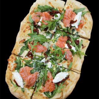 Пицца римская Фреш с лососем и руколой