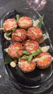 Ролл темпура с креветкой